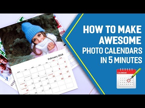 Video: How To Make A Photo Calendar For Memory