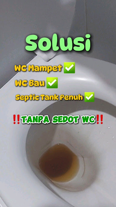 Cara Mengatasi WC Mampet & Septic Tank Penuh Tanpa Sedot WC‼️ #wcmampet #sedotwc