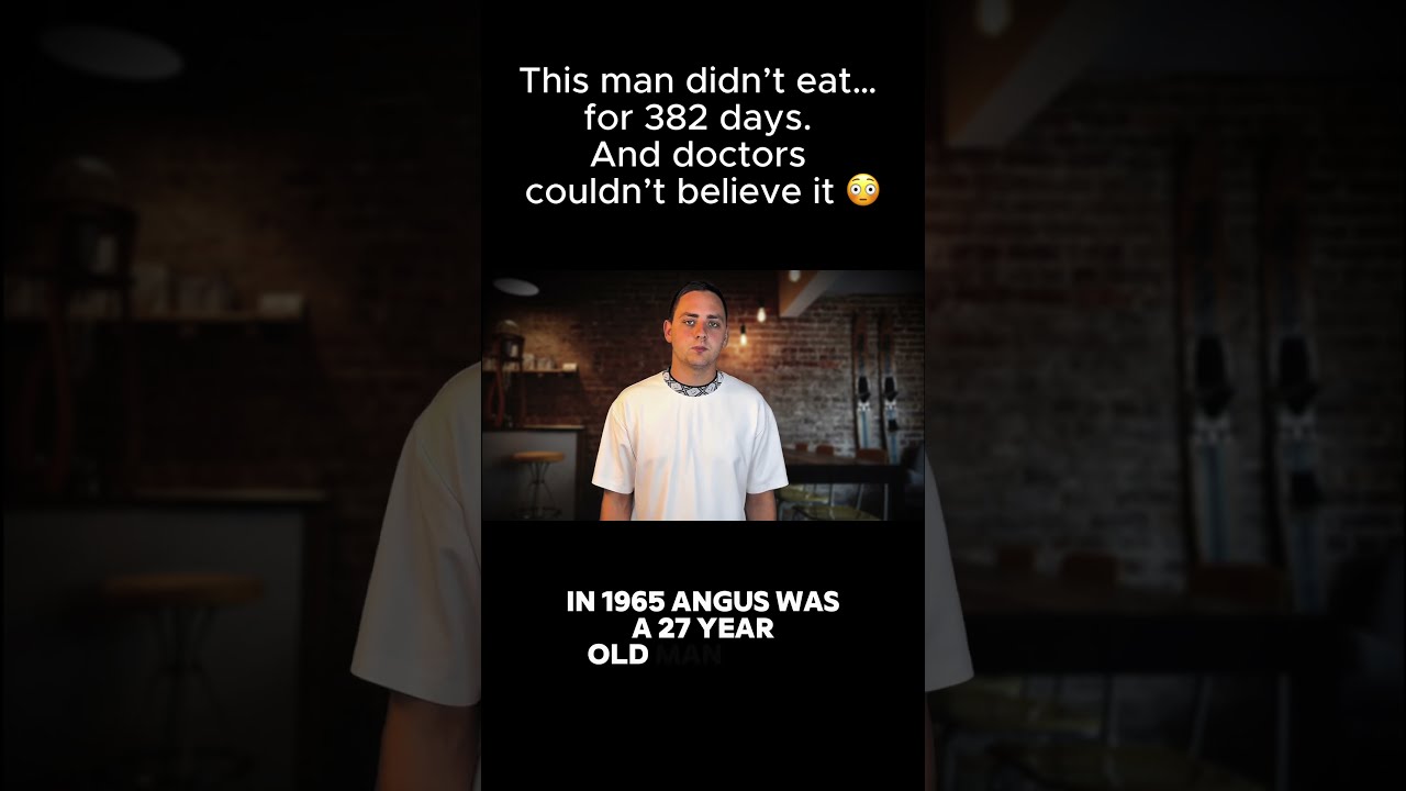 He Lost 276 Pounds In The Most INSANE Way Shorts AngusBarbieri Fasting Weightlossjourney