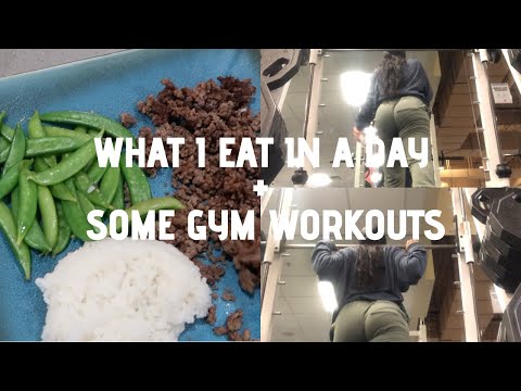 WHAT I EAT IN A DAY + some gym workouts | Madison Ginley