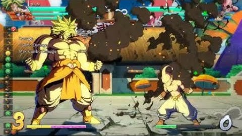 Broly Blockstring Cross-Up Using Aerial Command Grab with Cell Assist
