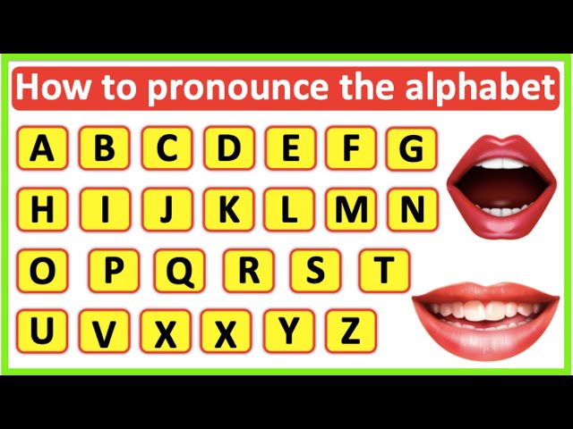 Alphabet pronunciation 👄🇬🇧 | How to pronounce the alphabet letters correctly | British English class=