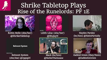 Shrike Tabletop Presents: Pathfinder, Rise of the Runelords (Session 0)