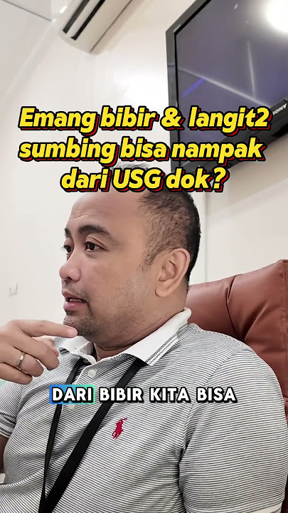 Bibir dan langit sumbing bisa nampakkah?