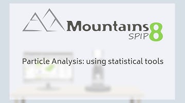 Mountains®8 | Using statistical tools