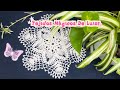 TUTORIAL: Carpeta a Crochet Blanca¡Muy Fácil y Rápido! [Paso a Paso]🧶🤍🌹
