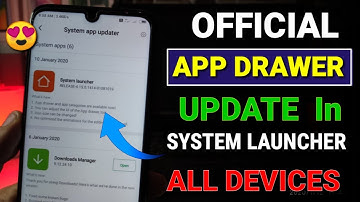 Official App Drawer is enabled in System launcher by Xiaomi | How to enable app drawer in Miui 11