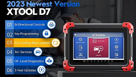 We Have Added ECU Coding Function to the XTOOL D7 Diagnostic Scan Tool 2023 Edition!