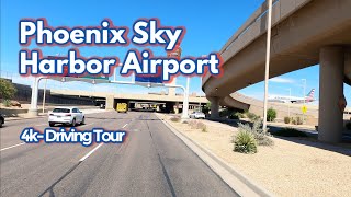 Driving in Phoenix 4K | Sky Harbor Airport July 2022 screenshot 1