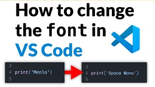 How to change font in VS Code Tutorial screenshot 4