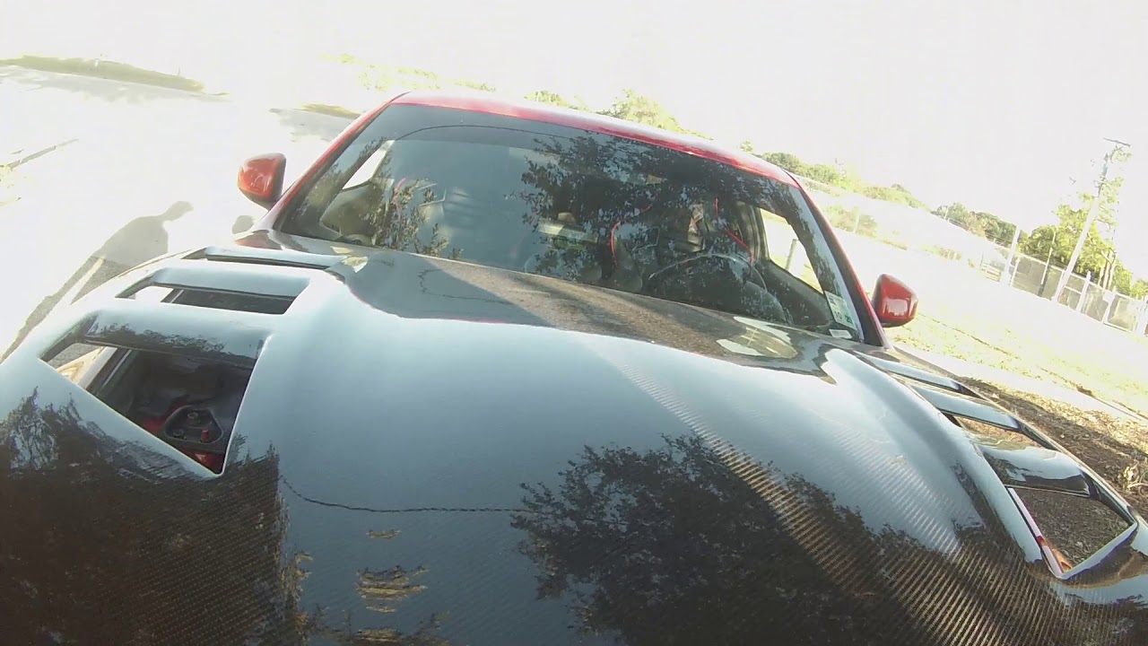 370 Z Carbon Fiber Hood install. YouTube