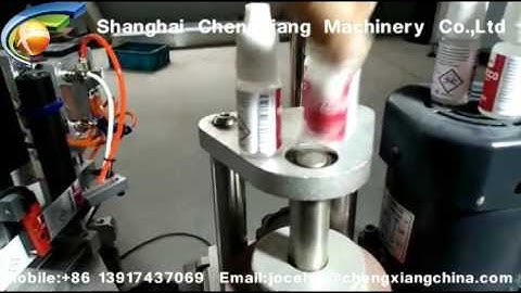 Automatic fix position bottle labeling machine