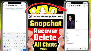 Snapchat Delete Chat Wapas Kaise Laye 2025 | Snapchat Delete Message Wapas Kaise Laye 2025