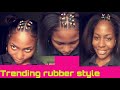 HOW TO : STYLISH RUBBER BAND HAIRSTYLE| HAIR TUTORIAL