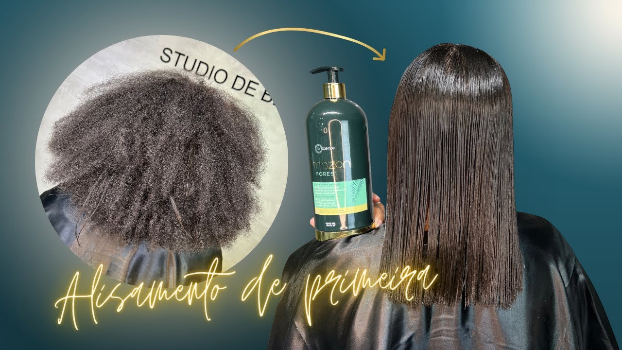 COMO ALISAR CABELO CRESPOS SEM FORMOL ? LISO PERFEITO – PROGRESSIVA AMAZON FOREST DA BRSCIENCE