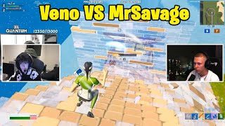 Clix & Veno VS MrSavage and Queasy 2v2 TOXIC Fights!