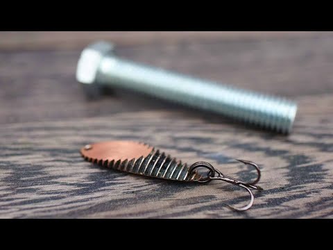 Making a screw fishing lure