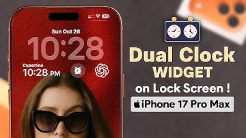 Get Two Time Zones on iPhone 17