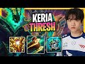 Learn how to play thresh support like a pro  t1 keria plays thresh support vs maokai  season 2024