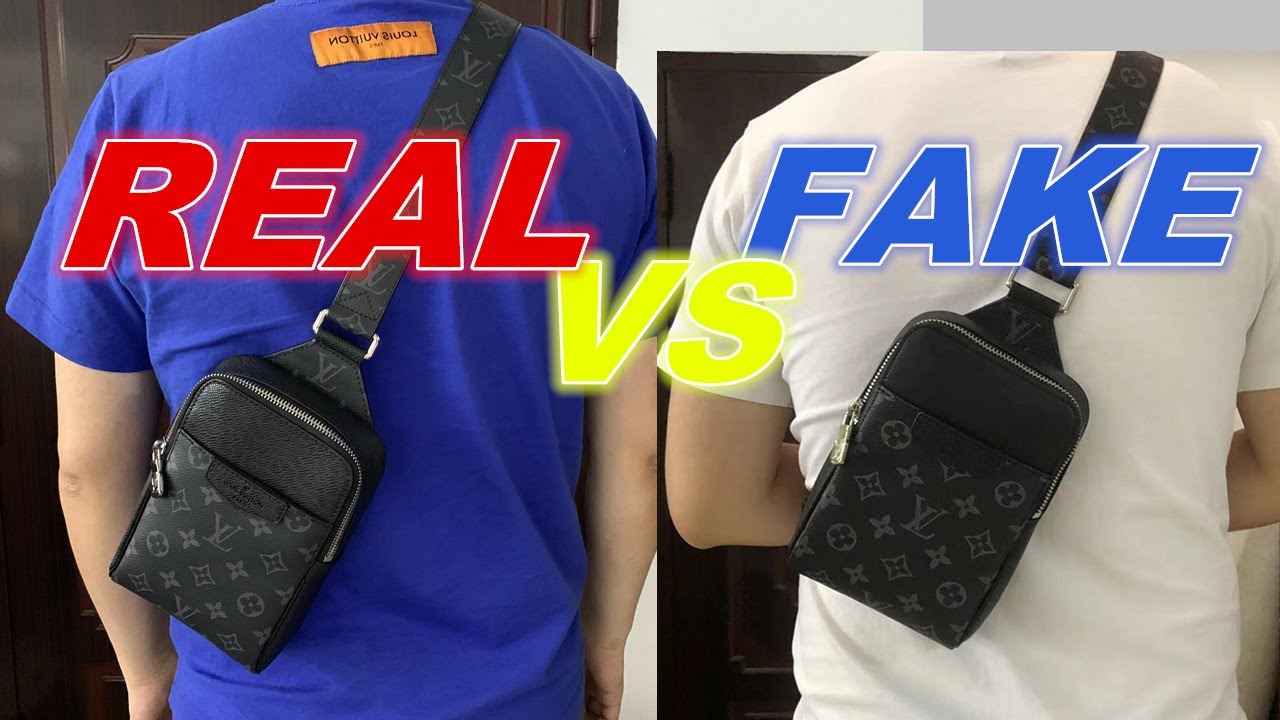 REAL VS FAKE 1v Outdoor Sling Bag M30741 Comparison from Suplook