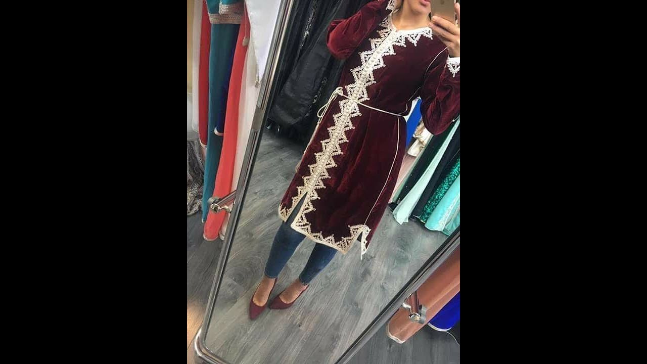 طريقة تفصيل tonika أو mini caftan