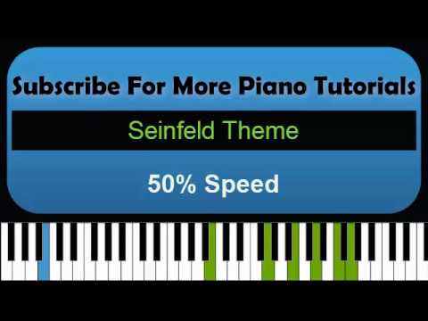 Seinfeld Theme - Piano Tutorial #5 - YouTube