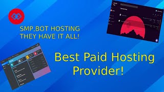 The Best Paid Discord Bot/Game hosting/Smp hosting in cheap! 24/7 support and uptime