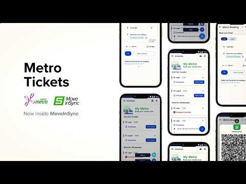 Metro Tickets Booking now on MoveInSync App