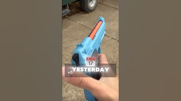Our toy gun is the best 🤩 #stressrelief #adhd #fidgettoys #nerf #fidget