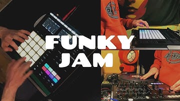 WHATAFUNK & KIDS  - FUNKY JAM | MASCHINE MK3 ABLETON PUSH 2 FINGERDRUMMING + SCRATCHING