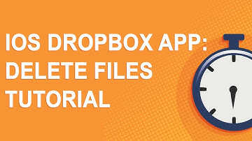 iOS Dropbox app: Delete files tutorial