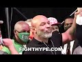 MIKE TYSON & FLOYD MAYWEATHER SR. REUNITE AT CANELO VS. CALEB PLANT WEIGH-IN