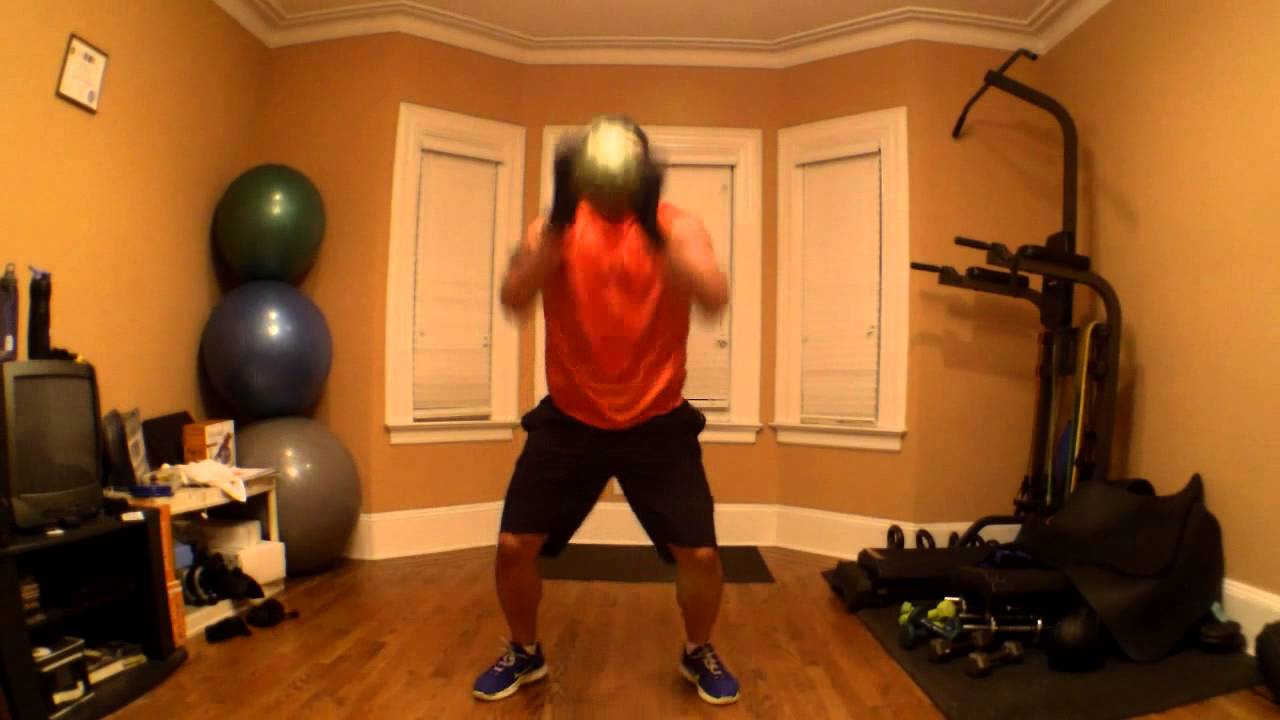 UCFQ 100 Burpee Challenge. Tah's Workout Day 6. Tabata Medicine Ball
