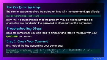 Resolving mysqldump Failures After Upgrading MySQL from 5.5 to 5.7