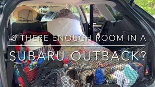 #Vanlife  She swapped her Honda Odyssey for a Subaru Outback