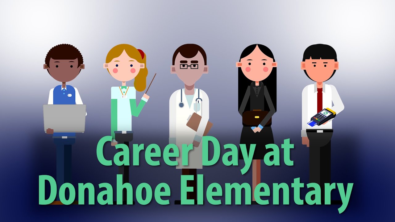 Career Fair at Donahoe Elementary School YouTube