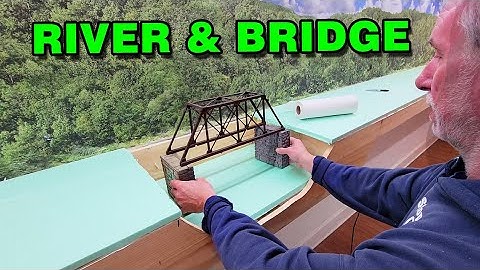 Creating a River on the Shelf Layout