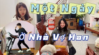 Vlog Một Ngày Ở Nhà Vợ Han Của Cường Tày | Cường Han Couple