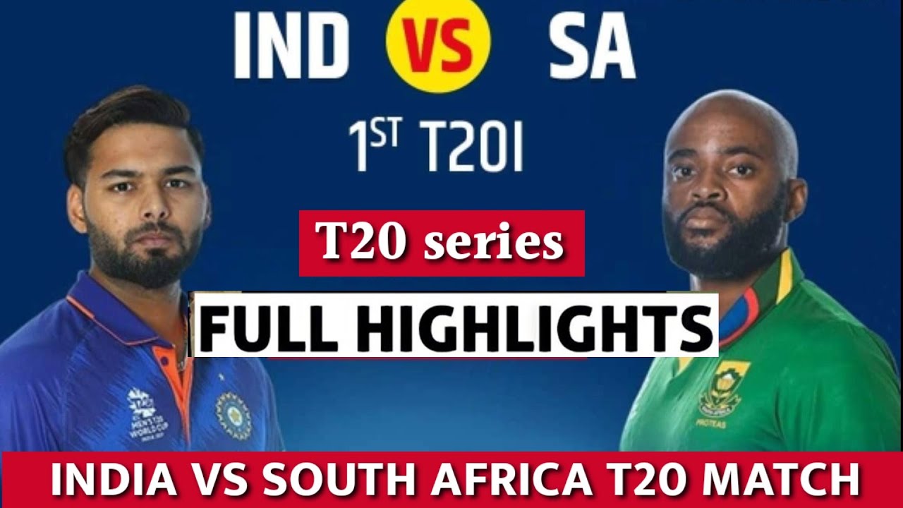 IND vs SA T20 Match 1 Highlights India vs South Africa match 1st