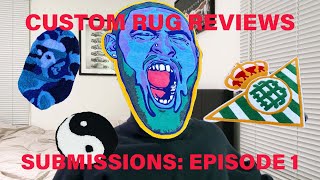 Custom Rug Reviews - Episode 1 // Tufting Community!