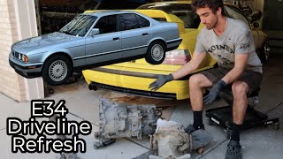 Refreshing the E34's Driveline | Zf Transmission, Differential, and Driveshaft | E34 S52 Swap Ep. 4
