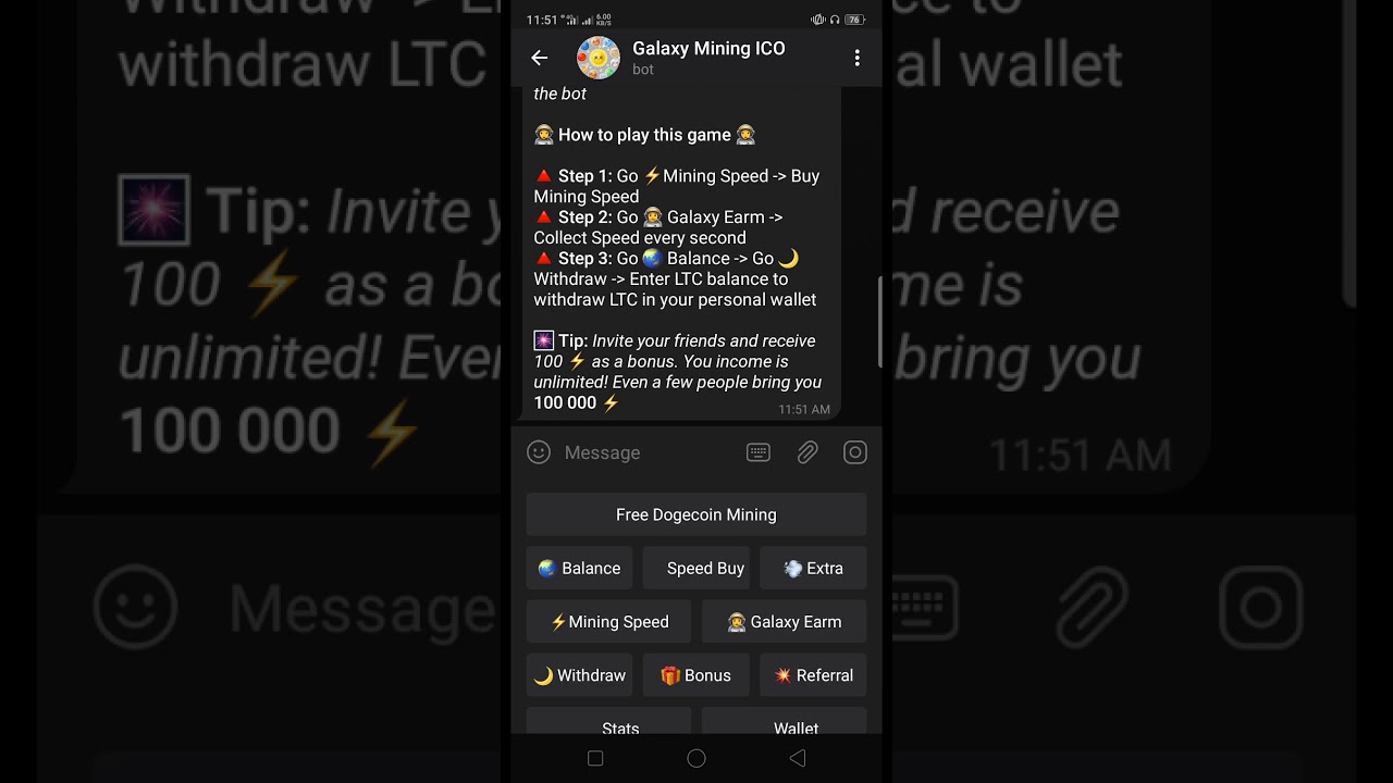 Earn free money on telegram - YouTube