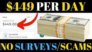 Make money online free no scams surveys - earn $449 in 15 mins
