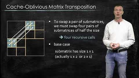 2 3A cache oblivious algorithm for matrix transposition EIT Digital