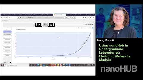 Using nanoHUB in Undergraduate Laboratories: Electronic Materials Module