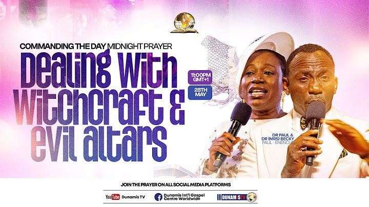 COMMANDING THE DAY || DEALING WITH WITCHCRAFT AND EVIL ALTERS REBROADCAST || 29-05-2025