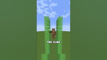 Realistic Slime Block Physics #shorts
