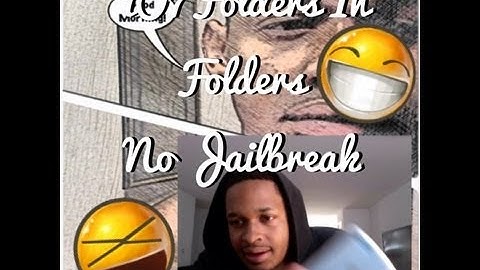 iOS 7 - Folders In Folders Glitch On iPhone 5c No Jailbreak! HD