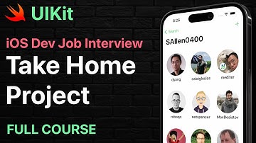 iOS Dev Interview Prep - Take Home Project - UIKit - Programmatic UI - FULL COURSE