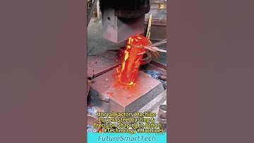 Unreal Factory Machine Power! Steel Casting & Precision Shaping in Action ⚙️🔥 #Technology #Machines